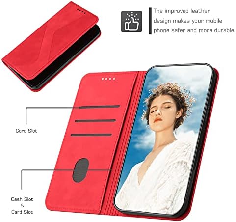 מארז הארנק של נרתיק מגן תואם ל- Xiaomi Mi 10s, תואם למקרה Xiaomi Mi 10s [TPU אטום הפנים של מארז] מארז עור PU